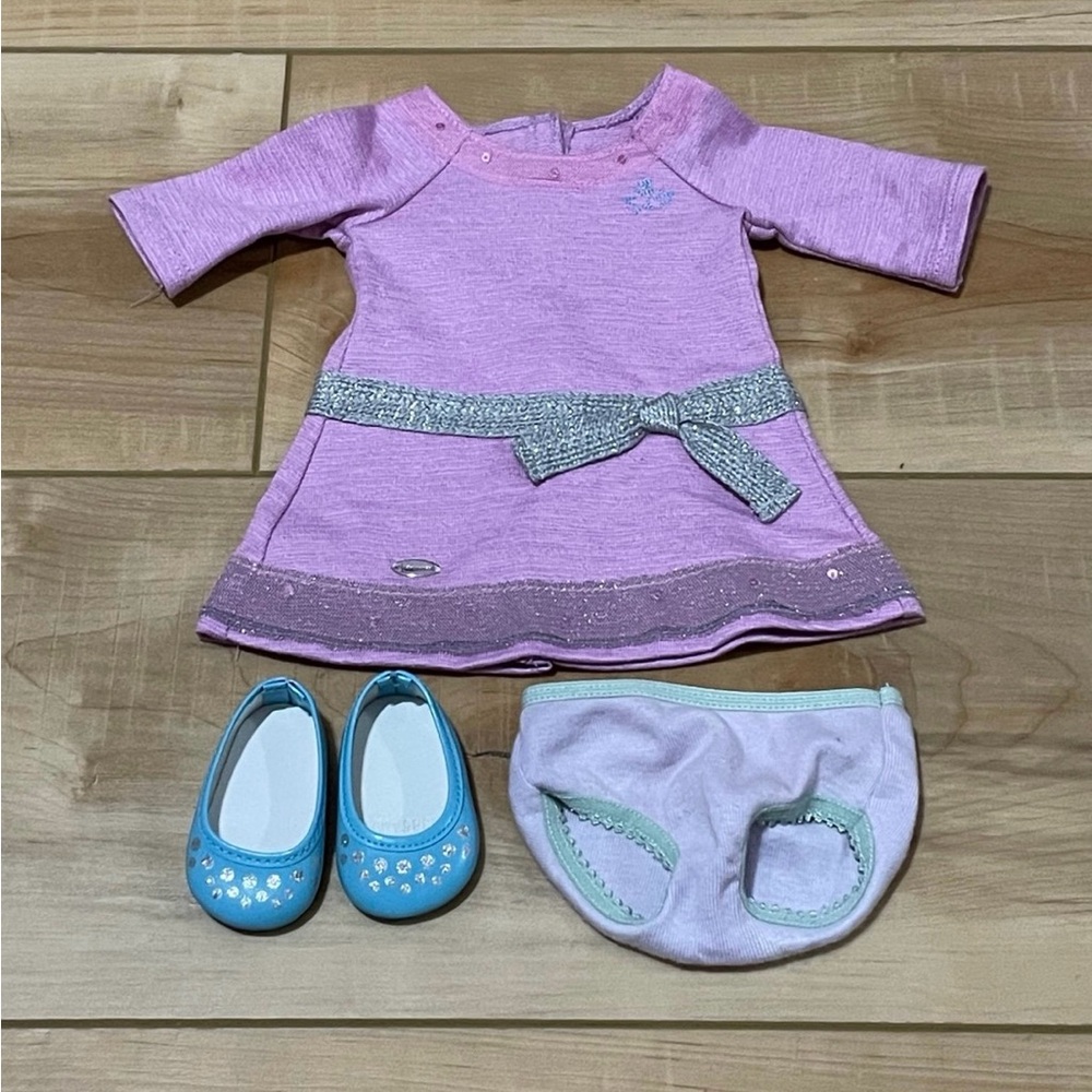 American Girl Truly Me Lilac Dress Complete